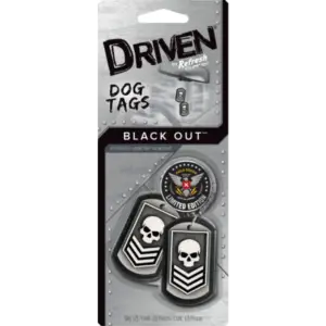 Driven Novelty Air Freshener (Black Out Scent, 1 Pack)