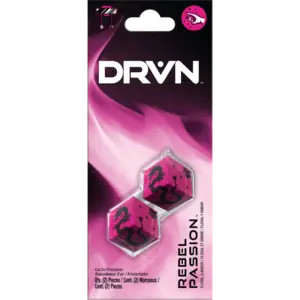 DRVN Dice Hanging Car Air Freshener, Rebel Passion Scent, 2 Count