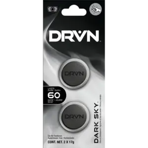 DRVN Mini Vent Car Air Freshener Vent Clips, Dark Sky Scent, 2 Count